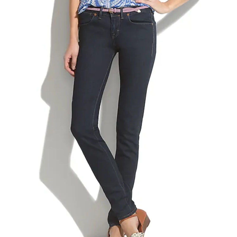 Madewell Jeans Skinny Skinny Denim in Madewell (Dark) Wash Sz 27 x 32 EUC